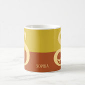 Mug Nom personnalisé moderne Lettre Thanksgiving coule (Centre)