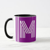 Mug Nom personnalisé, Monogramme initial | Musique de  (Gauche)