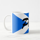 Mug Nom personnalisé Mugcnt Scottish Flag (Gauche)