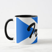 Mug Nom personnalisé Mugcnt Scottish Flag (Gauche)