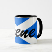 Mug Nom personnalisé Mugcnt Scottish Flag (Devant droit)