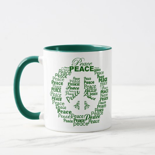 Mug Nom personnalisé Muqueuses Peace (Gauche)
