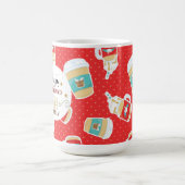 Mug Nom personnalisé Musiques cadeaux de Noël (Centre)