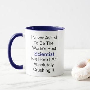 Mug Nom personnalisé n'a jamais demandé d'être le meil