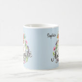 Mug Nom personnalisé Namaste Llama Cute (Centre)