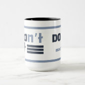 Mug Nom personnalisé "Ne pas abandonner" (Centre)
