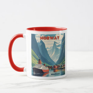 Mug Nom personnalisé Norvège