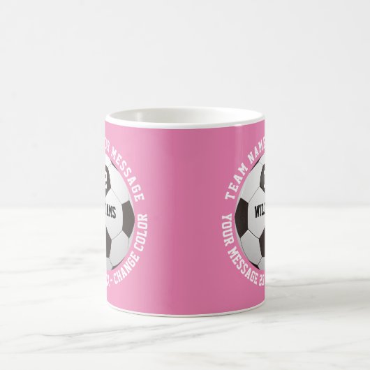 Mug Nom personnalisé Numéro de l'équipe Nom de l'équip (Centre)