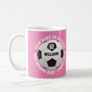 Mug Nom personnalisé Numéro de l'équipe Nom de l'équip