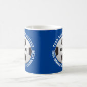 Mug Nom personnalisé Numéro de l'équipe Nom de l'équip (Centre)