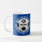 Mug Nom personnalisé Numéro de l'équipe Nom de l'équip (Gauche)