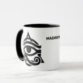 Mug Nom personnalisé OEil de Horus (Devant gauche)