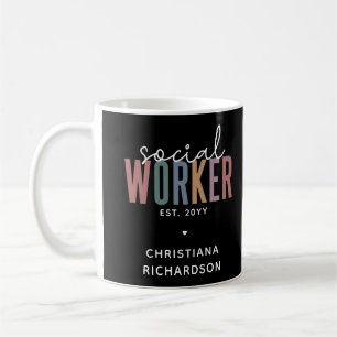Mug Nom personnalisé Offres de diplôme d'un travailleu