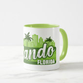 Mug Nom personnalisé Orlando Floride (Devant droit)