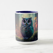 Mug Nom personnalisé Owl Forest (Centre)