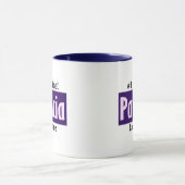Mug Nom personnalisé "Patricia" en noir, rose, violet (Centre)
