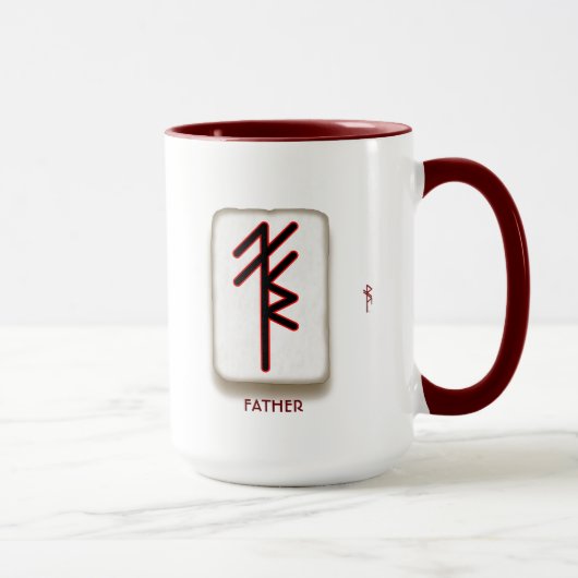 Mug Nom personnalisé PÈRE - PHIL bindrune (Droite)