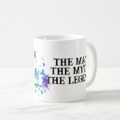 Mug Nom personnalisé personnalisé personnalisé petit p (Devant droit)