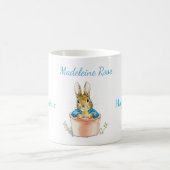 Mug Nom personnalisé Peter le lapin Joyeux café de Pâq (Centre)