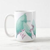 Mug Nom personnalisé Psaumes d'aquarelle moderne 46: 1 (Gauche)