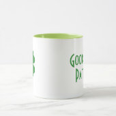 Mug Nom personnalisé Retro Irish Luck Clover (Centre)