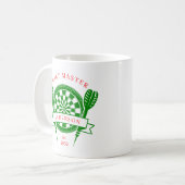 Mug Nom personnalisé rouge Dart (Devant gauche)