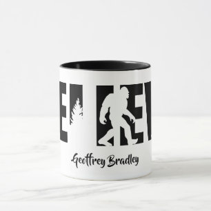 Mug Nom personnalisé Sasquatch Cryptide Croire