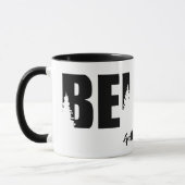 Mug Nom personnalisé Sasquatch Cryptide Croire (Gauche)