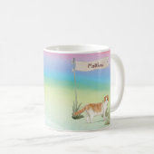 Mug Nom personnalisé Scottish Pold Cat Pet (Devant droit)