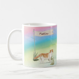 Mug Nom personnalisé Scottish Pold Cat Pet