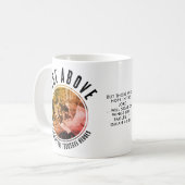 Mug Nom personnalisé S'ÉLEVER AU-DESSUS DE LA SECONDE (Devant gauche)