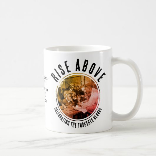 Mug Nom personnalisé S'ÉLEVER AU-DESSUS DE LA SECONDE (Droite)