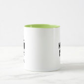 Mug Nom personnalisé ' Sorcière s'il vous plaît' (Centre)