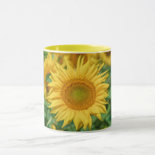 Mug Nom personnalisé Sunflower