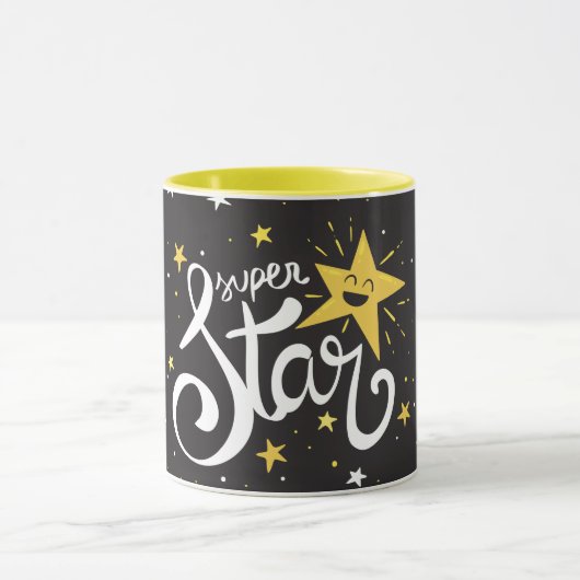 Mug Nom personnalisé Superstar (Centre)