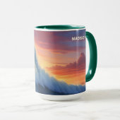 Mug Nom personnalisé Surf (Devant droit)