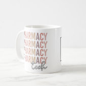 Mug Nom personnalisé Technologie de pharmacie | Techni (Devant gauche)