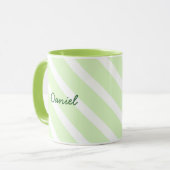 Mug Nom personnalisé Teddy Bear St. Patrick's Day Cade (Devant gauche)