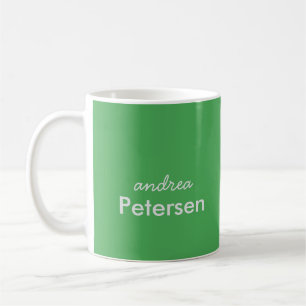 Mug Nom personnalisé tendance moderne minimaliste