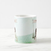 Mug Nom personnalisé Tri Color King Charles Spaniel (Centre)