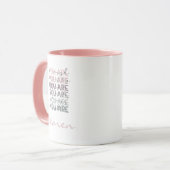 Mug Nom personnalisé Vous êtes assez (Devant gauche)