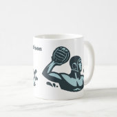 Mug Nom personnalisé Water Polo (Devant droit)