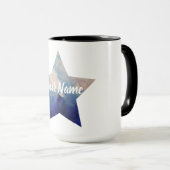Mug Nom personnalisé Watercolor Star (Devant droit)