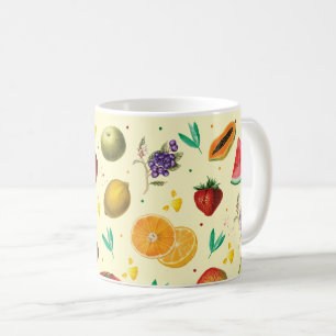 Mug Nom Personnel Fruit Tropical Et Légumes