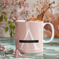 Nom personnel minimaliste Pastel Pink