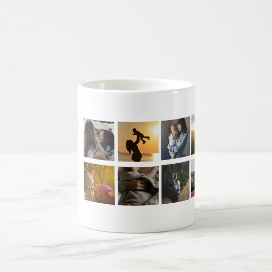 Mug Nom Photo Collage Best Mom Ever Cute Keepsaké (Centre)
