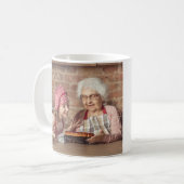 Mug Nom photo de la meilleure grand-mère jamais (Devant gauche)