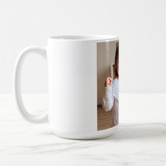 Mug Nom photo et script de votre enfant (Gauche)