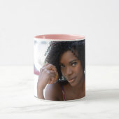 Mug Nom photo personnalisé mignon (Centre)