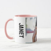 Mug Nom photo personnalisé mignon (Gauche)